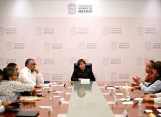 Despliega Gobernadora Delfina Gómez cinco mesas regionales para combatir incendios en el EdoMéx