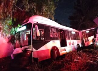 Atiende Secretaría de Movilidad estatal incidente de tránsito ocurrido con el Mexibús Línea IV