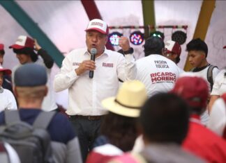 Ofrece Ricardo Moreno; Acabar con alerta de género en Toluca