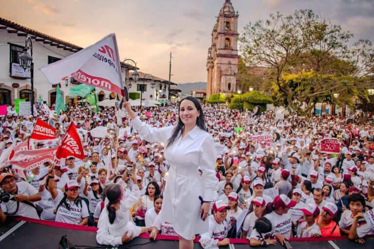 Michelle Núñez muestra músculo en su arranque de campaña