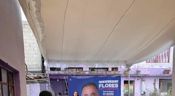 Tiene Fernando Flores importante aliada en su camino a la alcaldía, su esposa Iraí Albarrán