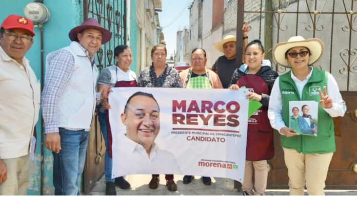 La Cuarta Transformación llegará a Zinacantepec: Marco Reyes