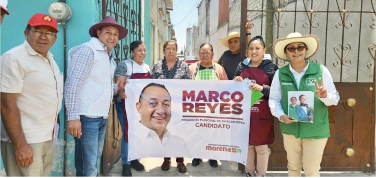 La Cuarta Transformación llegará a Zinacantepec: Marco Reyes