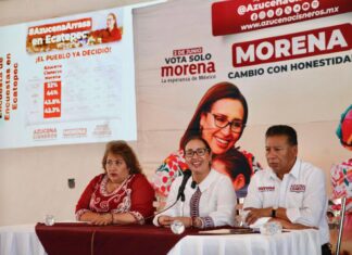 Encuestas dan hasta 24 puntos de ventaja a Azucena Cisneros