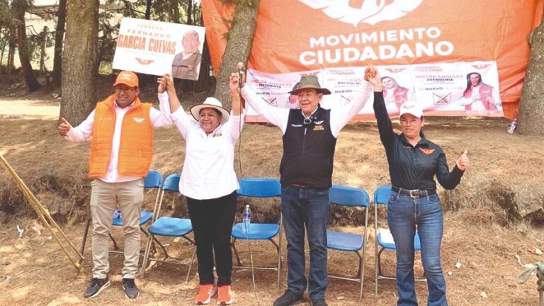 Fernando Garcia Cuevas candidato de MC a Senador, acerca propuestas a Zinacantepec.