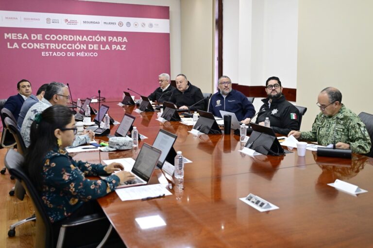 Mesa de Coordinación para la Construcción de la Paz en el EdoMéx suma 186 sesiones y 28 municipios visitados