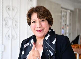 Vota Delfina Gómez en Texcoco: “Hay condiciones de seguridad para una jornada electoral en paz”