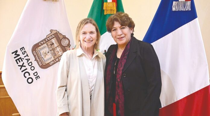 Se reúnen la Gobernadora Delfina y Embajadora de Francia en México