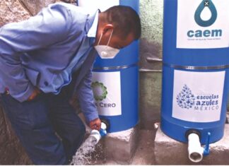 Potabilizan agua de lluvia para escuelas de Edomex