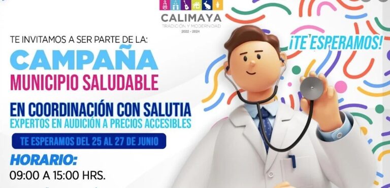 Calimaya te invita a la campaña “Municipio Saludable”