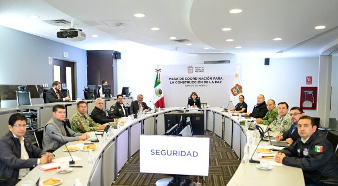 Activa Gobernadora Delfina Gómez operaciones de la Mesa Permanente de seguridad para la jornada electoral de este domingo