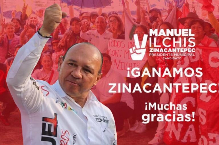 En Zinacantepec habrá continuidad; Manuel Vilchis Viveros, virtual ganador