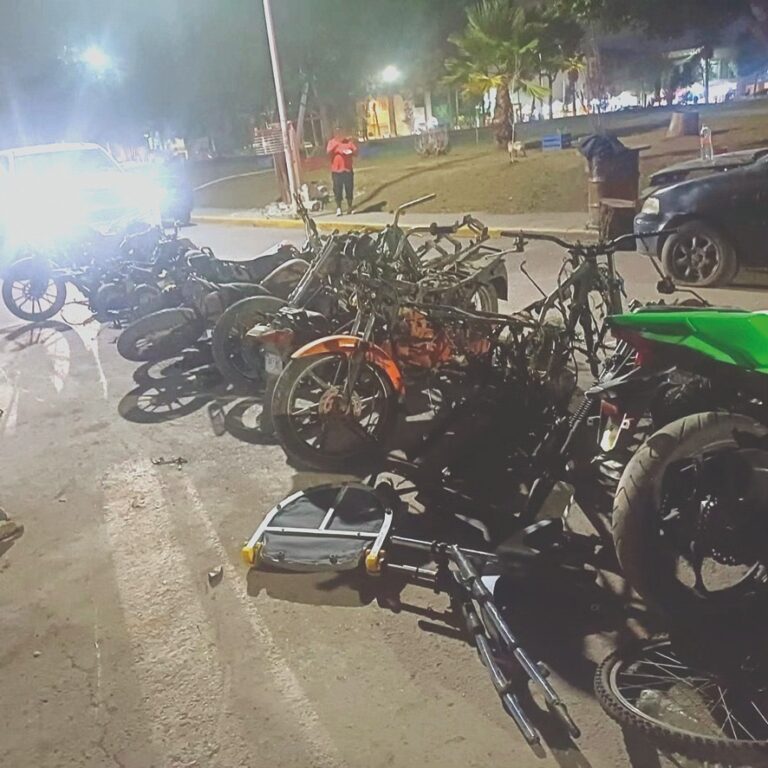 Aseguran 28 motocicletas y una tonelada y media de autopartes durante cateo en inmueble de Tultepec