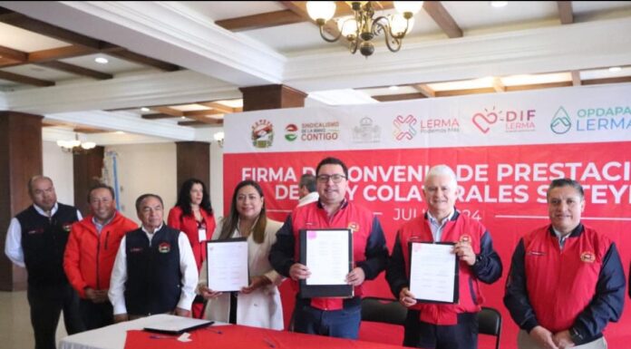Garantiza Lerma certidumbre laboral y prestaciones a servidores públicos municipales