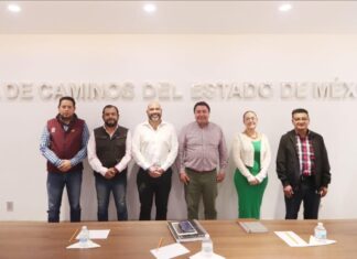 Miguel Ángel Ramírez sostiene reunión de trabajo con la Junta de Caminos del Estado de México