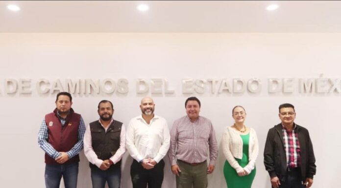 Miguel Ángel Ramírez sostiene reunión de trabajo con la Junta de Caminos del Estado de México