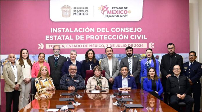 Consejo Estatal de Protección Civil para reforzar la atención a la población mexiquense