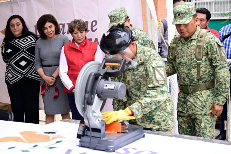 Gobernadora Delfina Gómez pone en marcha programa de desarme