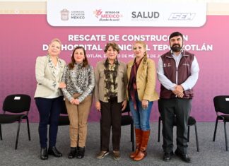Rescata Gobernadora Delfina Gómez Álvarez construcción del Hospital Municipal de Tepotzotlán, tras seis años de abandono