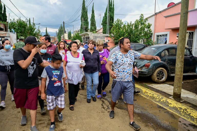 Destinará Gobernadora Delfina Gómez Álvarez recursos del Fondo Estatal de Desastres para las familias damnificadas por las intensas lluvias en el EdoMéx