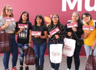 Reactiva Gobernadora Delfina Gómez Álvarez programa Mujeres con Bienestar