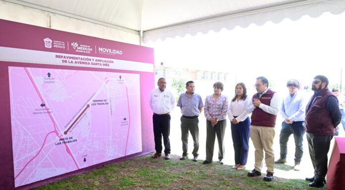 Gobernadora Delfina Gómez Álvarez inicia 54 obras de movilidad y transporte para el Estado de México