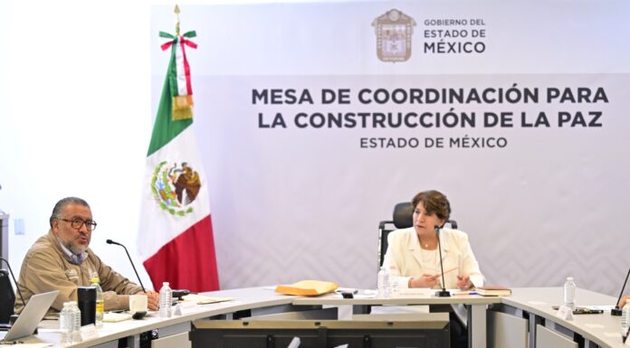 Gobernadora Delfina Gómez Álvarez suma 200 Mesas de Coordinación para la Construcción de la Paz