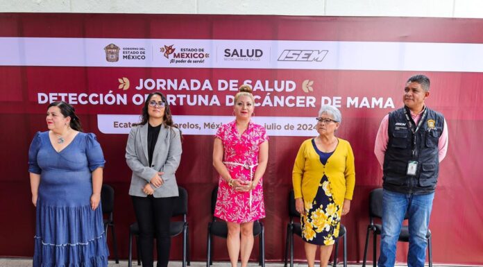 En la lucha contra el cáncer de mama, la Secretaría de Salud del Estado de México realiza Jornadas de Mastografías en Ecatepec