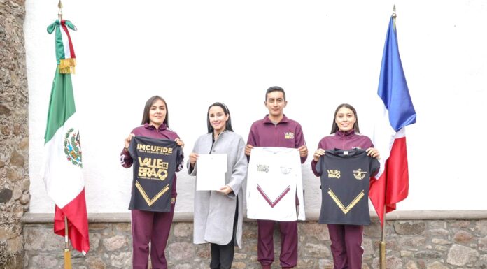 Michelle Núñez cumpliendo sueños a deportistas vallesanos