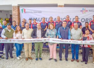 Entrega Marisol Árias nuevos dormitorios a bomberos de Atlacomulco