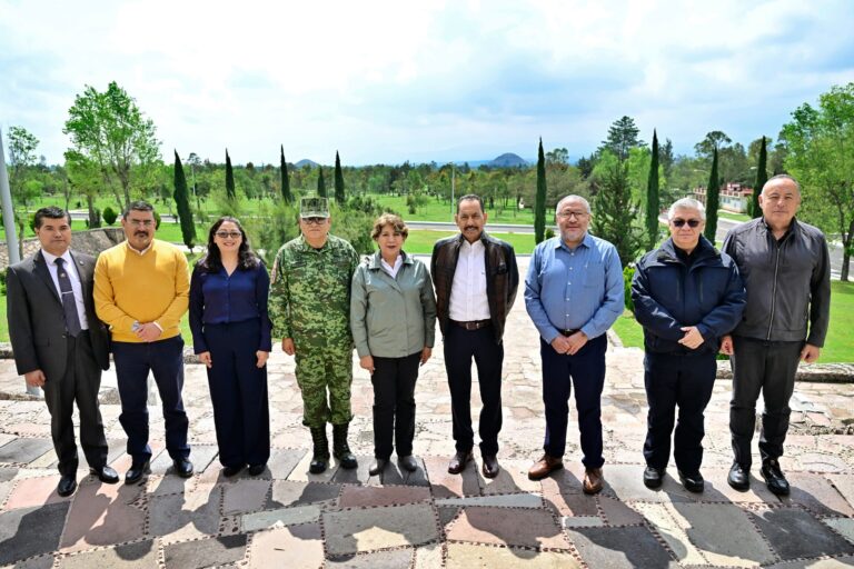 Gobernadora Delfina Gómez Álvarez instala Mesa de Coordinación para la Construcción de la Paz en Teotihuacán; disminuyen 11% los delitos en este municipio