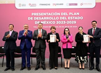 Gobernadora Delfina Gómez Álvarez presenta el Plan de Desarrollo del EdoMéx “Mandato del Pueblo para el Cambio”