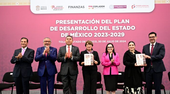 Gobernadora Delfina Gómez Álvarez presenta el Plan de Desarrollo del EdoMéx “Mandato del Pueblo para el Cambio”
