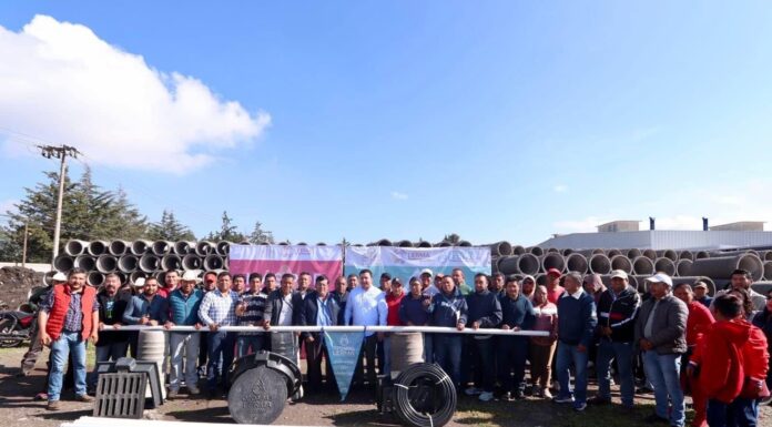 Trabaja Lerma para aminorar déficit de infraestructura hidráulica