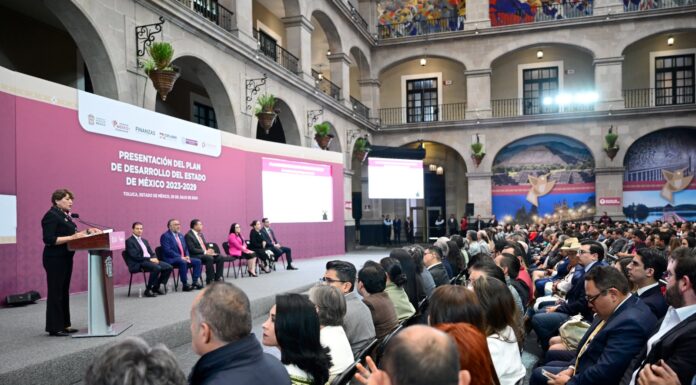 Impulsa Gobernadora Delfina Gómez Álvarez crecimiento integral del Estado de México con siete ejes de transformación