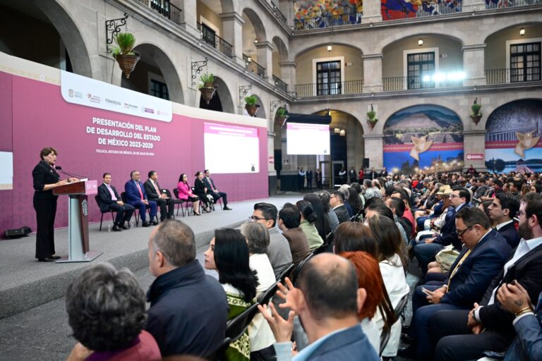 Impulsa Gobernadora Delfina Gómez Álvarez crecimiento integral del Estado de México con siete ejes de transformación