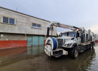 Gobierno Federal y del Estado de México despliegan maquinaria especializada para atender a 600 familias afectadas por las intensas lluvias en Chalco