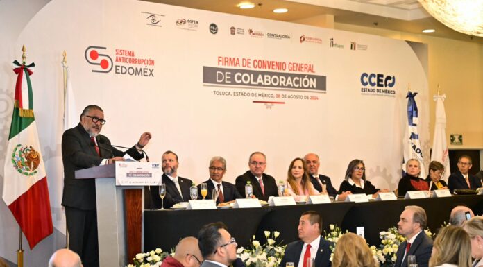 Horacio Duarte Olivares, Secretario General de Gobierno llama a empresarios a denunciar cualquier mínimo acto de corrupción en el Estado de México