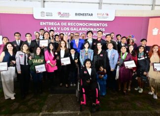 Gobernadora Delfina Gómez Álvarez reconoce e impulsa el talento mexiquense a través del Premio Estatal de la Juventud 2024