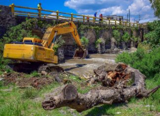 En Atlacomulco funciona trabajo preventivo de desazolve del Río Lerma