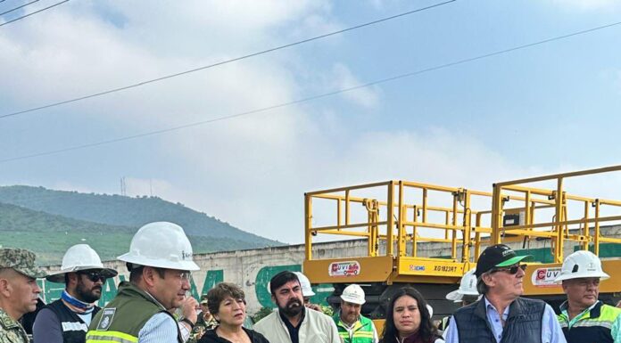 Supervisa Gobernadora Delfina Gómez Álvarez obras del Trolebús Santa Martha – Chalco