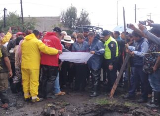 Gobernadora Delfina Gómez se reúne con las 600 familias afectadas por las lluvias en Chalco