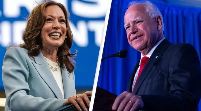 Kamala Harris elige a Tim Walz como su compañero de fórmula para las elecciones presidenciales de 2024