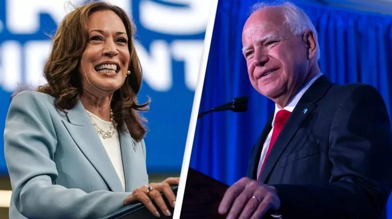 Kamala Harris elige a Tim Walz como su compañero de fórmula para las elecciones presidenciales de 2024