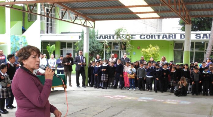 Exitoso regreso a clases en 22 escuelas de Chalco; Gobernadora Delfina Gómez anuncia segundo censo de bienestar para afectados