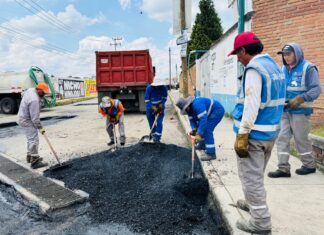 Continúa Metepec a marchas forzadas para eliminar baches
