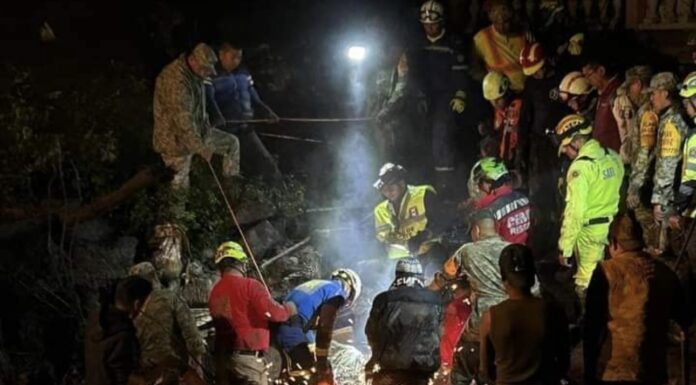 Gobierno de Delfina Gómez, responde con rapidez; rescatan a tres personas en Jilotzingo