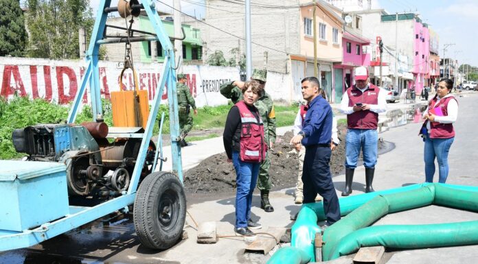 Gobierno del EdoMéx retira 245 tonelada de basura y lodo en Chalco; avanza rescate de Colector del drenaje, luego de 30 años sin mantenimiento adecuado