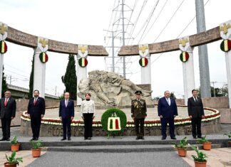 Encabeza Gobernadora Delfina Gómez Álvarez la Ceremonia Conmemorativa por el 177 Aniversario de la Gesta Heroica de los Niños Héroes de Chapultepec