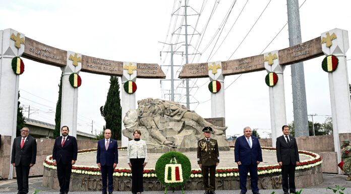 Encabeza Gobernadora Delfina Gómez Álvarez la Ceremonia Conmemorativa por el 177 Aniversario de la Gesta Heroica de los Niños Héroes de Chapultepec